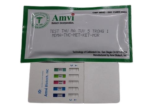 Que Thử Ma Túy Tổng Hợp 5 Chân Amvi (h/15test)