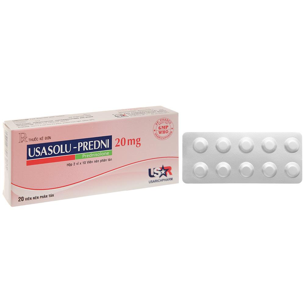 Usasolu-Predni 20mg PP Pharco (Hộp/20 Viên Nén)