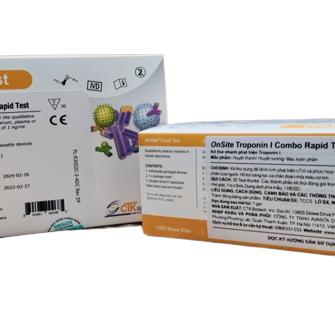 Test nhanh Troponin I (Test nhồi máu cơ tim) CTK (h/30test)