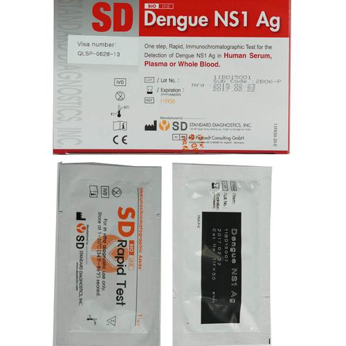 Test Chẩn Đoán Sốt Xuất Huyết Dengue NS1 Ag - SD (h/25test)