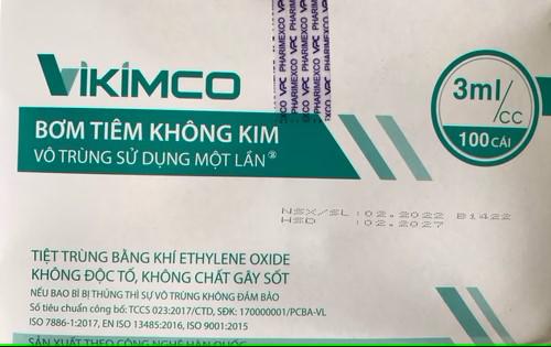 Bơm Tiêm Không Kim 3ml/cc Vikimco Pharimexco (H/100c)