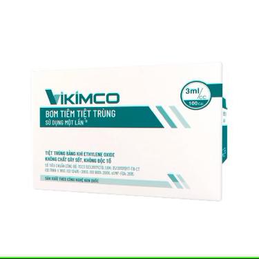 Bơm Tiêm 3ml/cc Vikimco Pharimexco (H/100c)