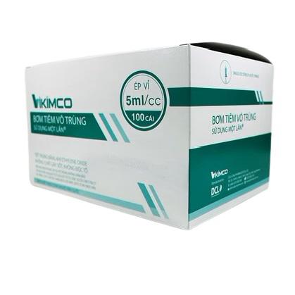 Bơm Tiêm 5ml/cc Vikimco Pharimexco (H/100c)