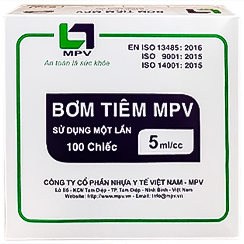 Bơm Tiêm MPV 5ml/cc 23g (Hộp/100c)