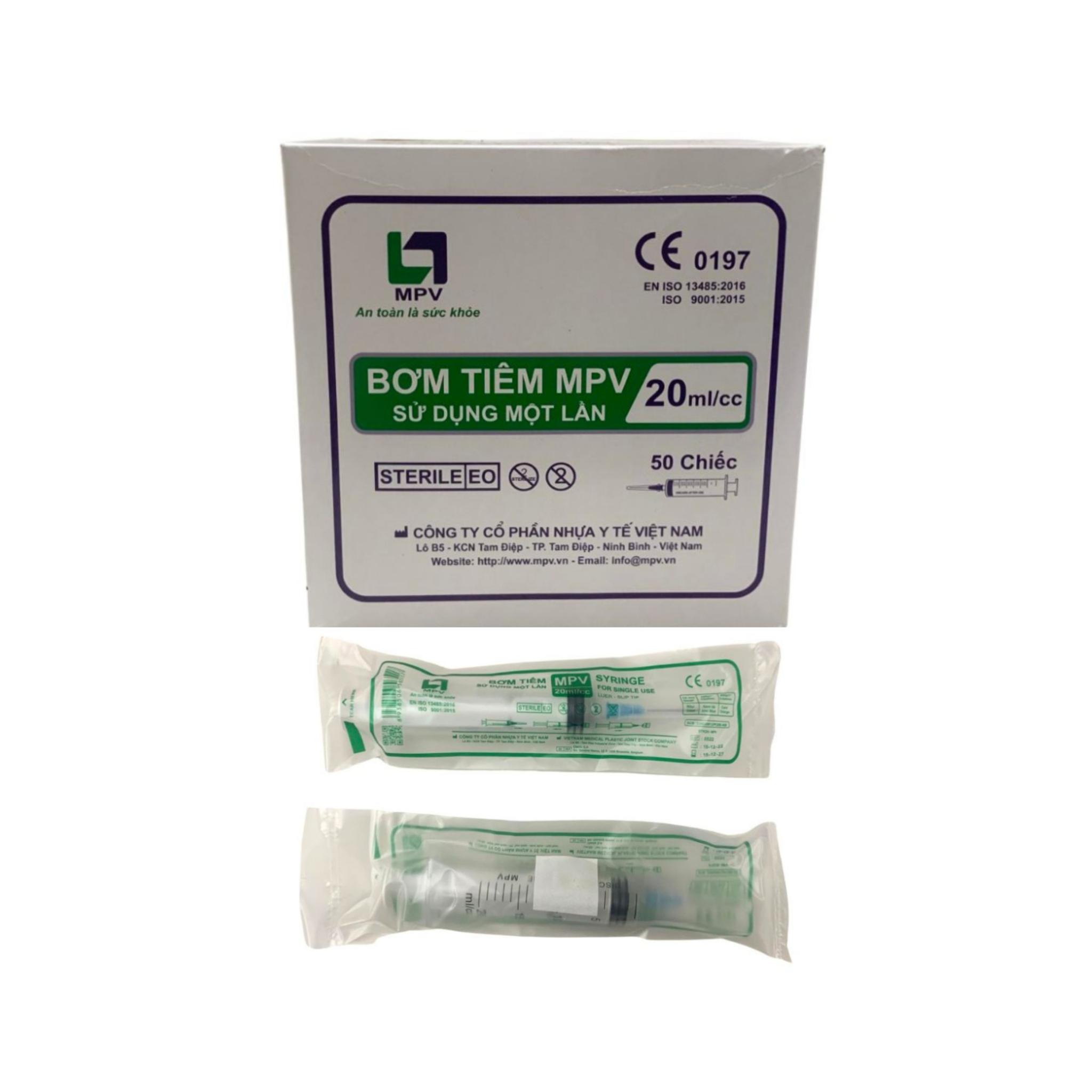 Bơm Tiêm MPV 20ml/cc 23g (Hộp/100c)