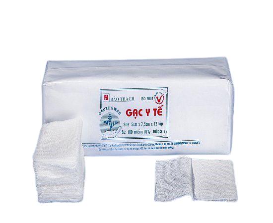 Gạc cây 5 x 7.5 Bảo thạch (thùng/20 gói)