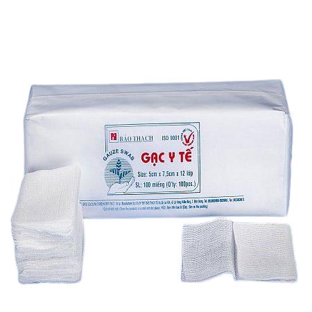 Gạc cây 5 x 7.5 Bảo thạch (gói)