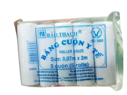 Gạc cuộn y tế 0,07m x 2m Bảo Thạch (50 gói)