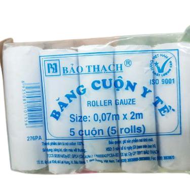 Gạc cuộn y tế 0,07m x 2m Bảo Thạch (50 gói)