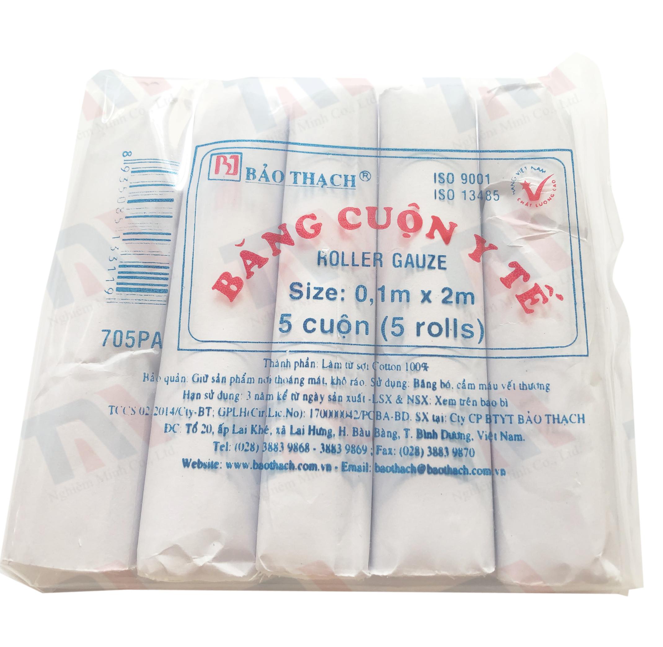Gạc cuộn Bảo Thạch 10 x 200cm (lốc)