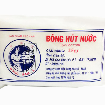 Bông gòn Baby (bịch/25g)