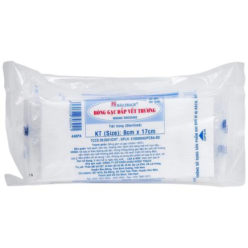 Gạc Gòn Đắp Vết Thương Bảo Thạch 8 x 17 (gói)