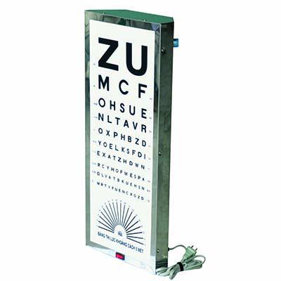 Bảng đèn LED thử thị lực, kiểm tra tật khúc xạ chữ ZU (cái)