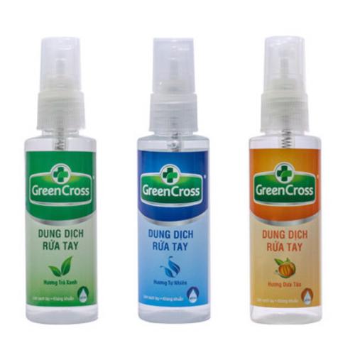 Dung dịch rửa tay GREEN CROSS (chai/70ml)