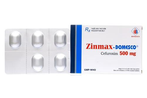 Zinmax (Cefuroxime) 500mg Domesco (H/10v)