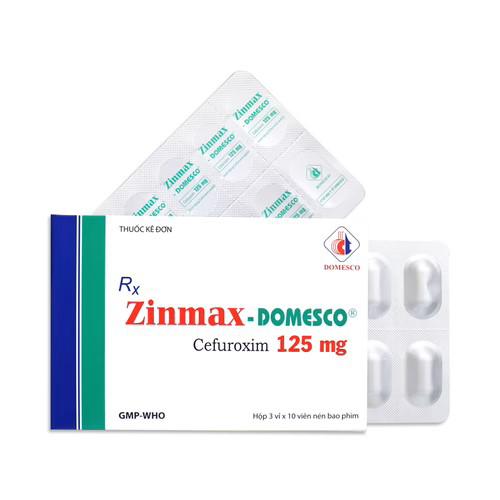 Zinmax (Cefuroxime) 125mg Domesco (H/10v)