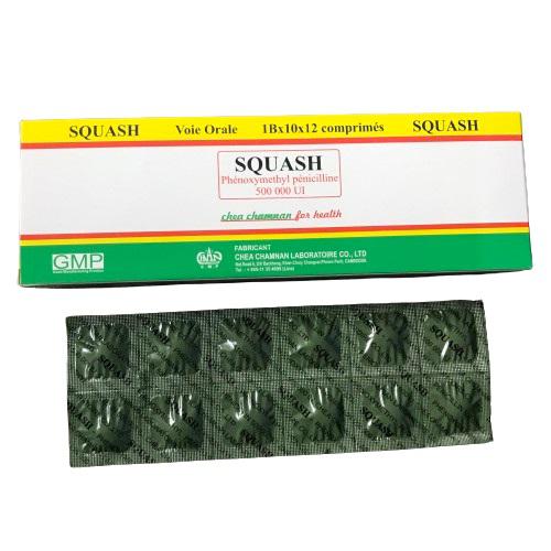 SQuash (Phenoxylmethyl Penicilin) 500.000 IU (H/120v)