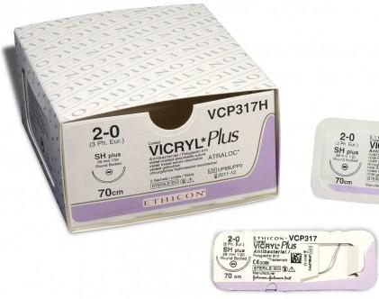Chỉ Vicryl 2/0 VCP317H (tép)