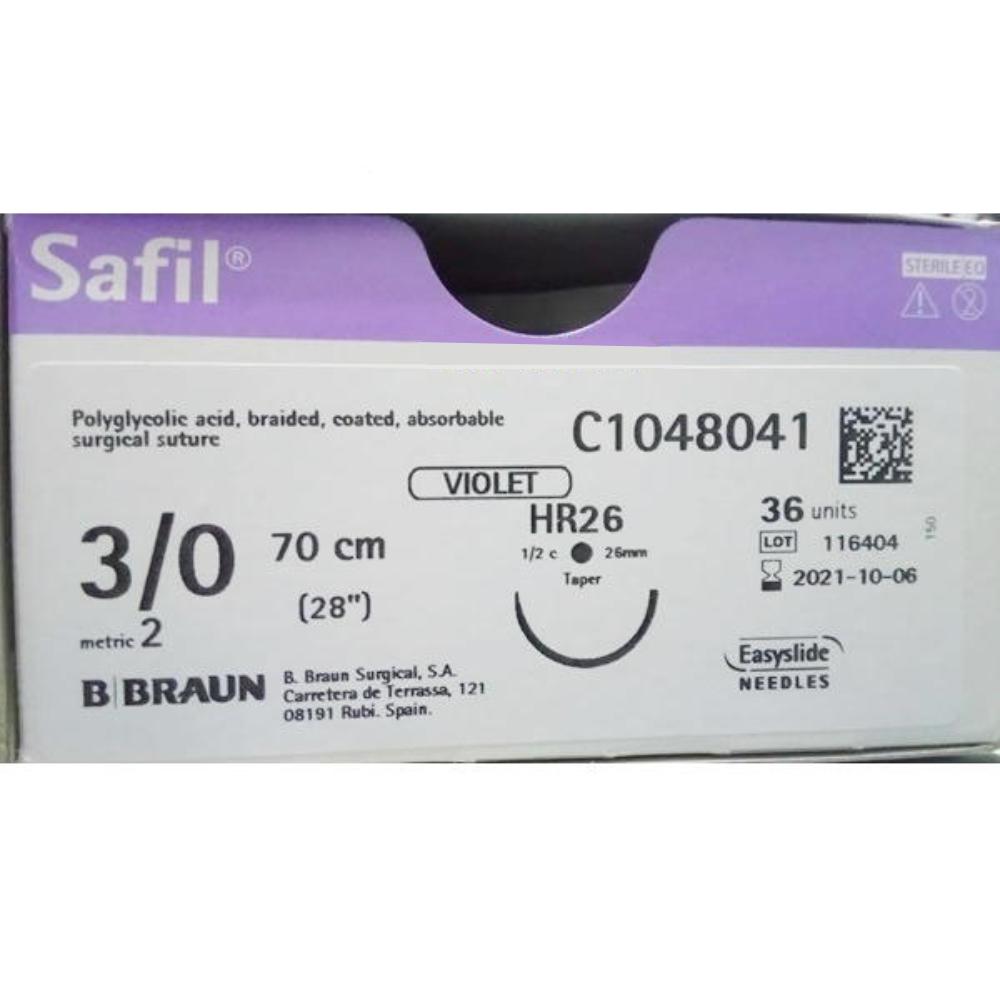 Chỉ Phẫu Thuật tự tan Safil 3/0 (tép)