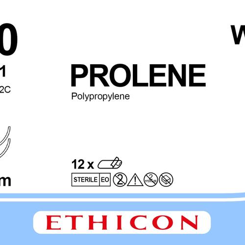 Chỉ khâu phẫu thuật Prolene 2/0 (W8526) 2 Kim tròn (tép)