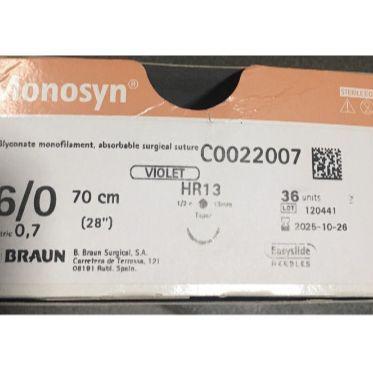 Chỉ phẫu thuật Monosyn 6/0 Kim tròn (tép)