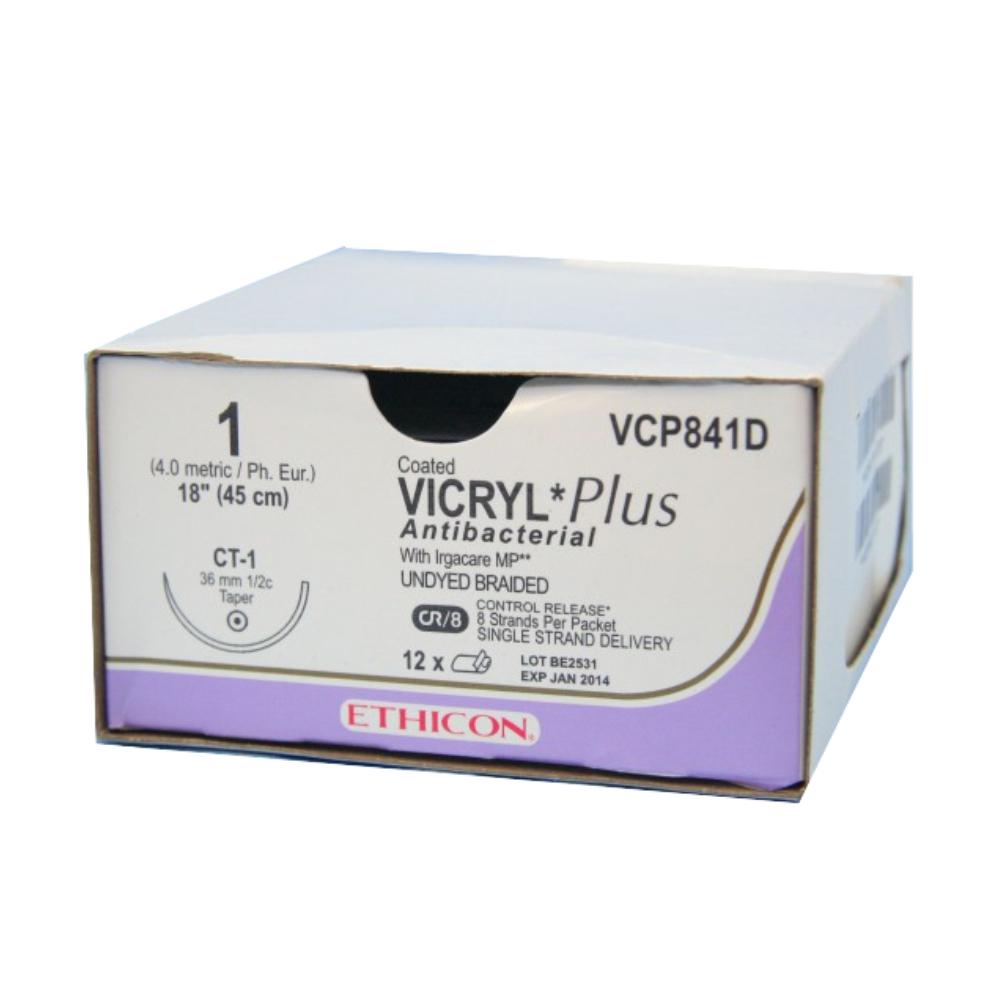 Chỉ phẫu thuật Vicry plus 1/0 (W359) kim tròn (tép)