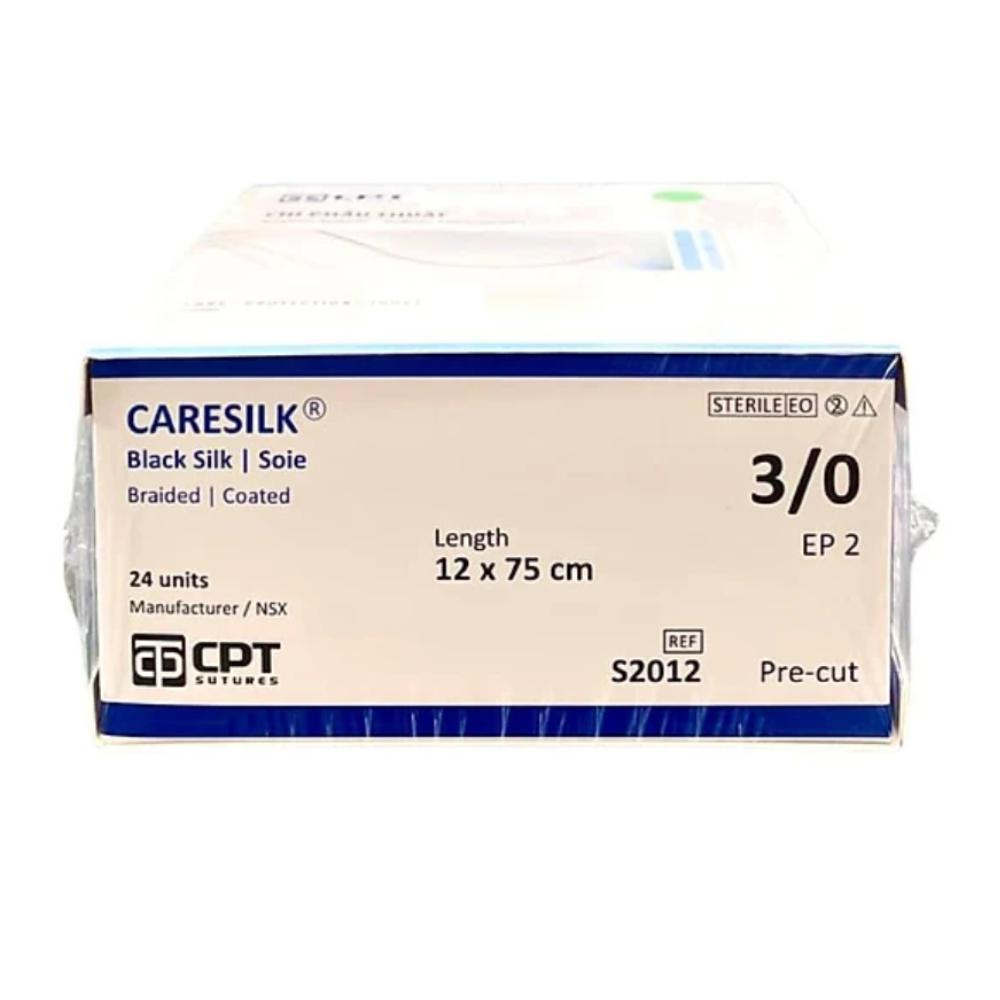 Chỉ phẫu thuật CPT Caresilk Silk 3/0 S2012 nhiều sợi (tép)