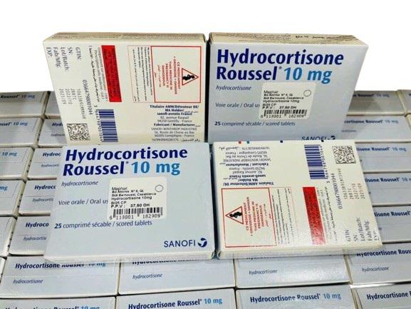 Hydrocortison Roussel 10mg Sanofi (H/25v) Maroc