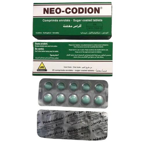 Neo-Codion (Codeine, Sulfogaiacol, Grindelia) Thái Lan (H/20v)