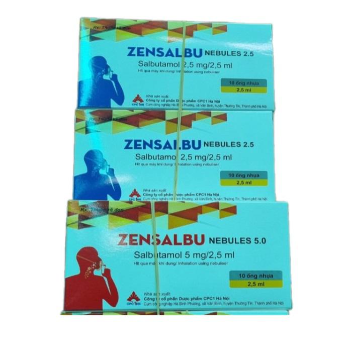 Zensalbu Nebules 5mg/2.5ml (Salbutamol) CPC1 (H/10o/2.5ml)