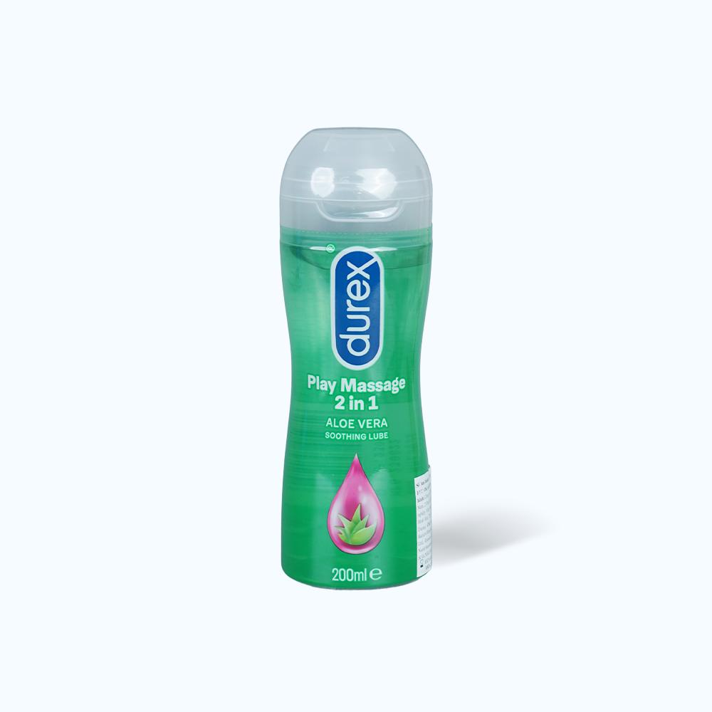 Gel Bôi Trơn Durex Play Massage 2in1 Aloe Vera (C/200ml)