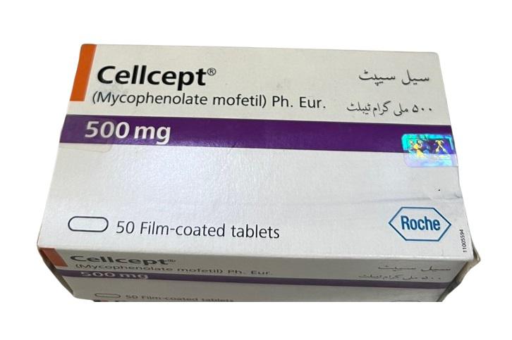 CellCept 500mg (Mikofenolat Mofetil) Roche (H/50v) Pakistan