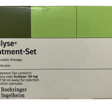 Actilyse 50mg (Alteplase) Boehringer  Ingelheim (H/2 sét /4 Lọ)