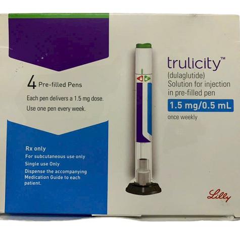 Trulicity 1.5mg/0.5ml (Dulaglutide) Lilly IP (H/4 Bút) 