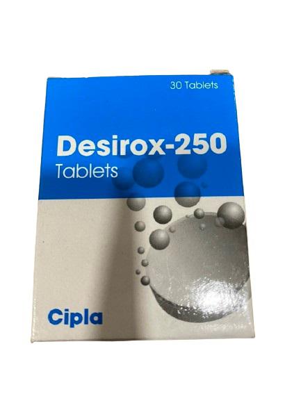 Desirox 250 (Deferasirox) Cipla (H/30v) India