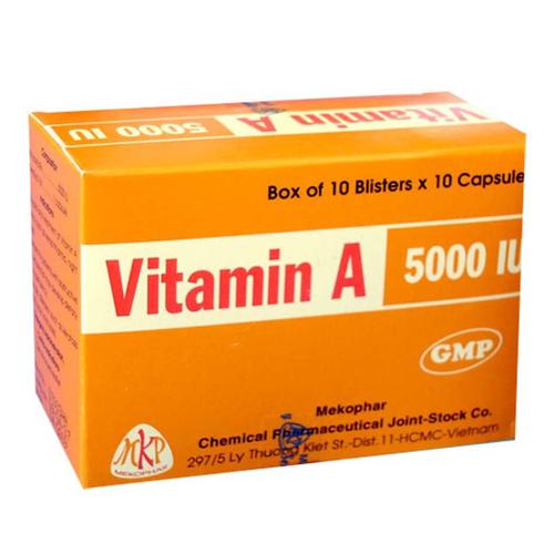 Vitamin A 5000 IU Mekophar (H/100v)