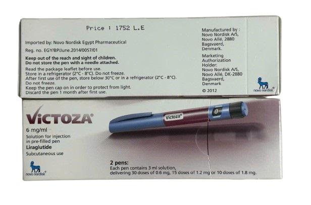 Victoza 6mg/ml (Liraglutide) Novo Nordisk Dernmark ( H/2 But) 