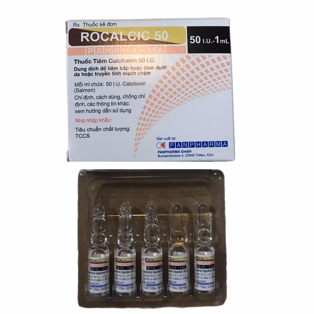 Rocalcic 50IU (Calcitonin) Panpharma (H/5 ống)