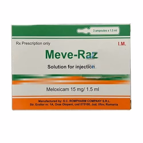 Meve-Raz 15mg/1,5ml (Meloxicam) S.C Rompharm (H/3ống)