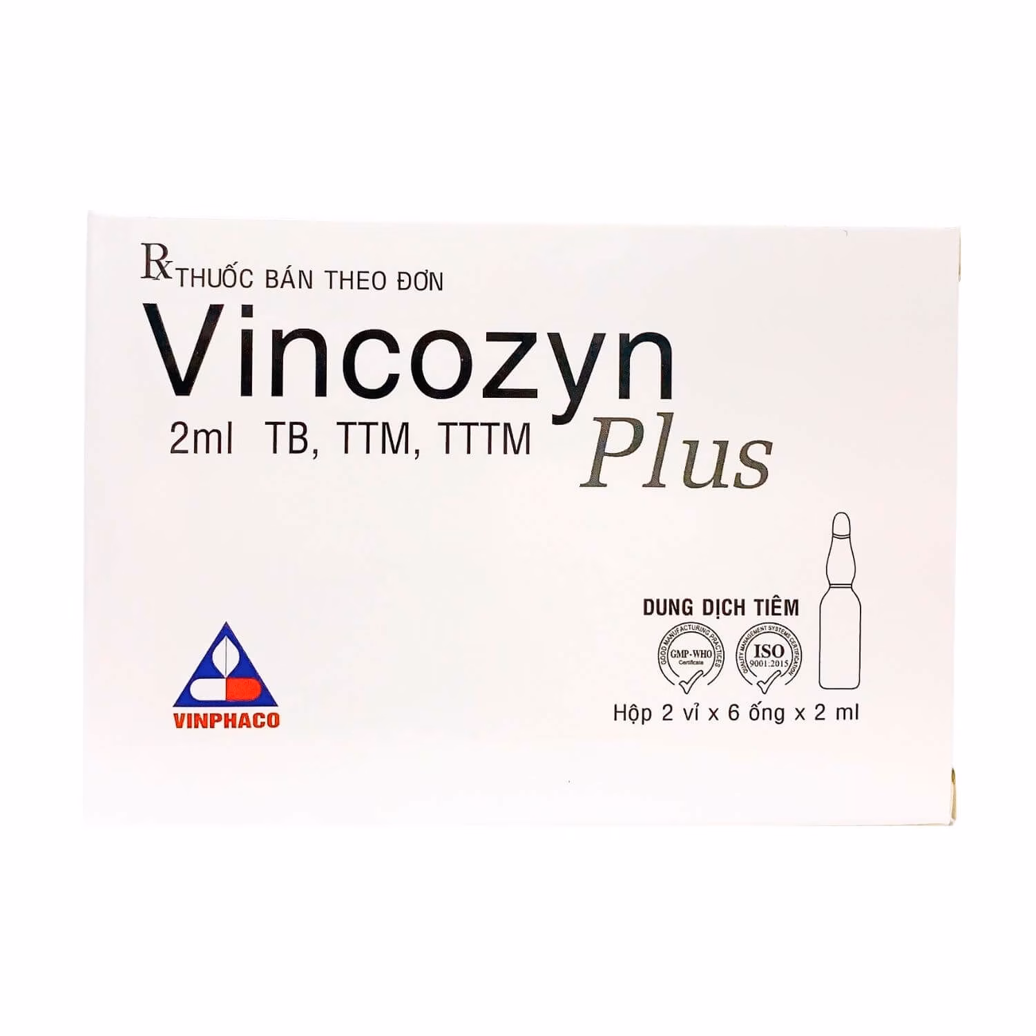Vincozyn Plus Vinphaco (H/12 ống /2ml)