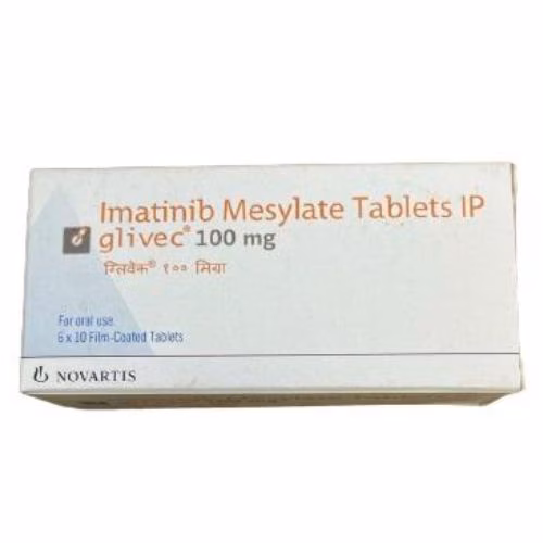 Glivec 100mg (Imatinib Mesylate Tablets) Norvatis IP (H/60 V)