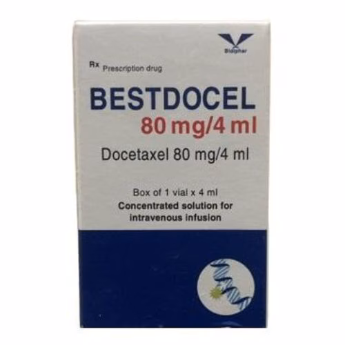 Bestdocel 80mg/4ml (Docetaxel) Bidiphar (H/1 Lọ)