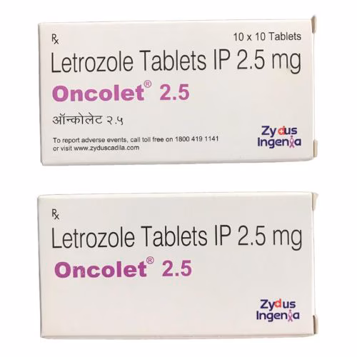 Oncolet 2.5mg (Letrozole) Zydus Ingenia IP (H/100v)
