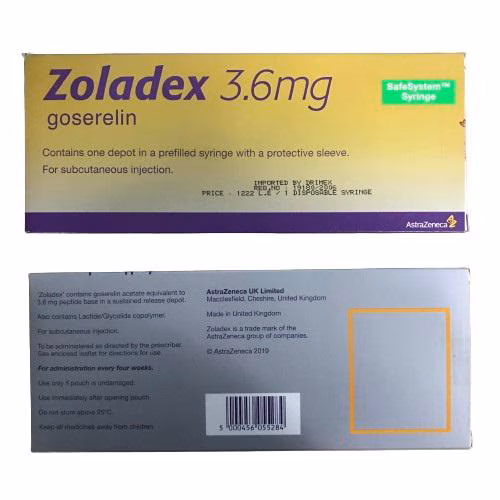 Zoladex 3.6mg (Goserelin) AstraZeneca England (H/1 ong)