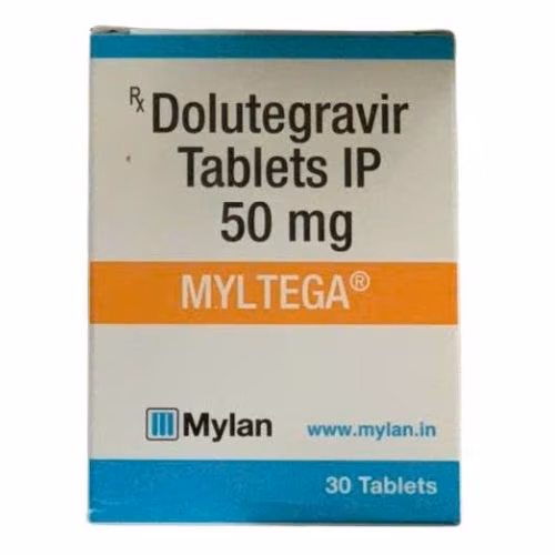 Myltega 50mg (Dolutegravir) Mylan IP (H/30 V)
