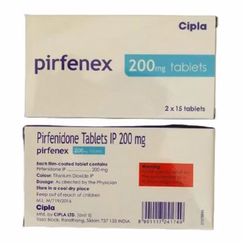 Pirfenex 200mg (Pirfenidone) Cipla (H/30v) INDIA