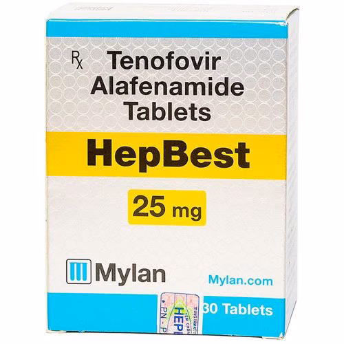 Hepbest 25mg (Tenoforvir Alafenamide) Mylan (H/30v) 