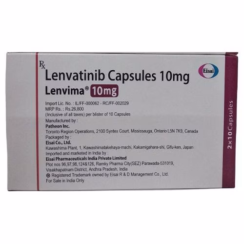 Lenvima 10mg(Lenvatinib)Eisai IP (H/20V)