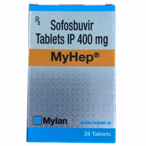 Myhep 400mg (Sofosbuvir) Mylan IP (H/28V)