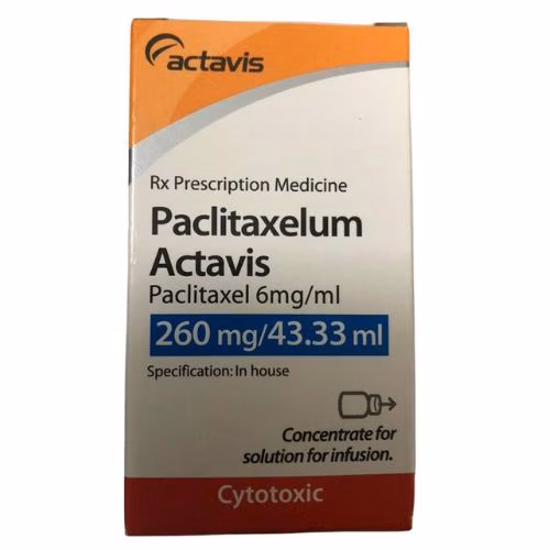 Paclitaxelum 260mg/43.33ml (Paclitaxel 6mg/ml) Actavis (H/1 Lọ) CT